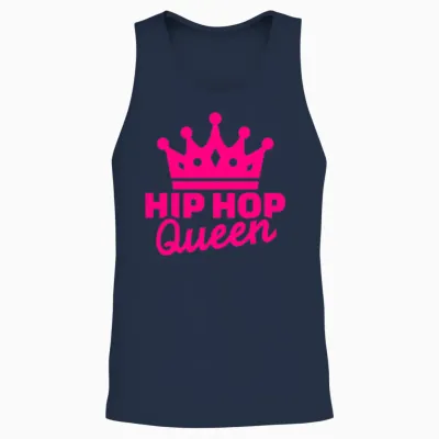 Hip Hop Unisex Tank Top - Navy
