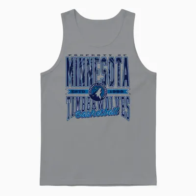 Nba Minnesota Timberwolves Nonstop-Action Unisex Tank Top - Sport Grey