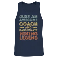 Coach Hiking Legend Retro & Outdoors Unisex Tank Top - Navy – 2
