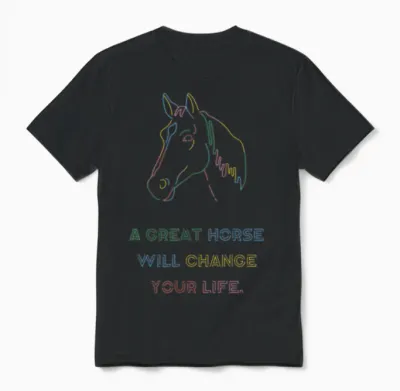 A Great Horse Unisex T-Shirt - Black