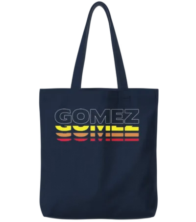 Gomez First Name Funny Vintage Sunset Gomez Tote Bags - Navy