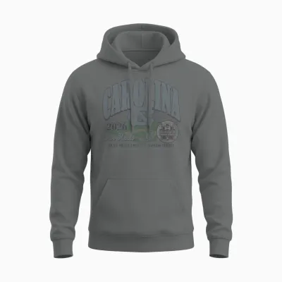 North Carolina Tar Heels College World Series 2026 Baseball Unisex Hoodie - Graphite Heather