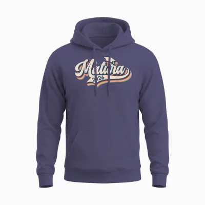 Matura 2026 Maturanten Vintage Matura Abschluss Unisex Hoodie - Heather Sport Dark Navy
