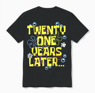 Men Women Twenty One Years Later 21 Year Old Birthday Gifts Unisex T-Shirt - Black