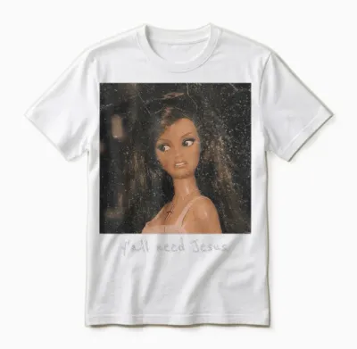 Ya'll Need Jesus Disgusted Face Christian Funny Unisex T-Shirt - White