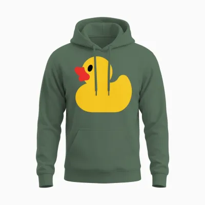 Rubber Duck Unisex Hoodie - Military Green