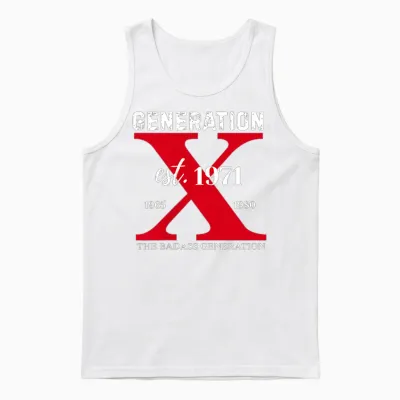 Génération X 1971 : Avant Que Vous Ne Soyez Tous Nés, Sissie, Skull Unisex Tank Top - White
