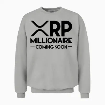 Xrp Millionaire Coming Soon Ripple Xrp Crypto Unisex Sweatshirt - Ash