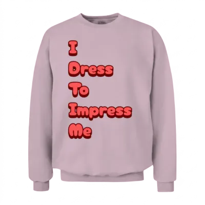 Attitude Girl Saying Unisex Sweatshirt - Light Pink