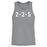 2 Plus 2 Equals 5 Unisex Tank Top - Sport Grey – 2