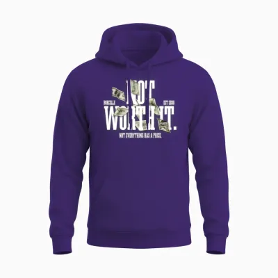 Not Everything Has a Price | Money Unisex Hoodie - Purple