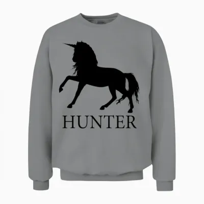 Unicorn Hunter Unisex Sweatshirt - Sport Grey