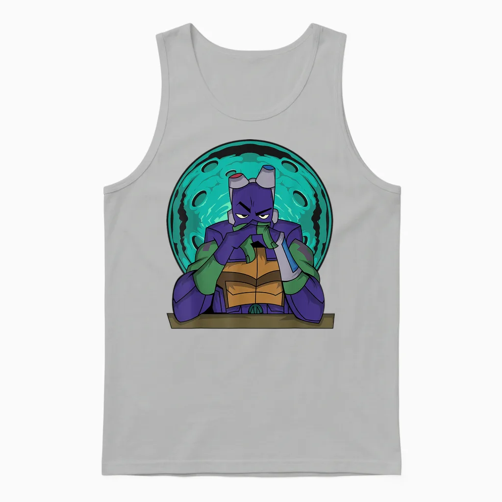 Mademark X Teenage Mutant Ninja Turtles - Donatello Hard as Nails for the Rv Unisex Tank Top in Ash