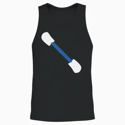 Q-Tip Unisex Tank Top - Black