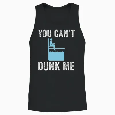 You Can't Dunk Me Funny Dunk Unisex Tank Top - Black