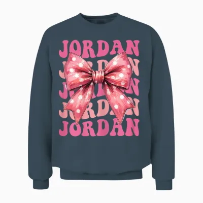 Jordan Knot Beautiful Aesthetic for Women and Girls Unisex Sweatshirt - Dark Heather