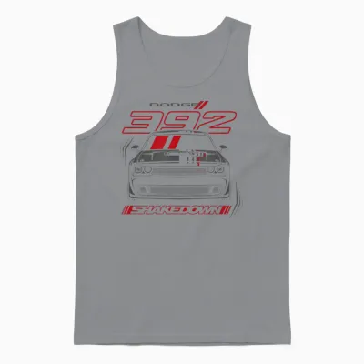 Dodge Challenger 392 Shakedown, Last Call Unisex Tank Top - Sport Grey