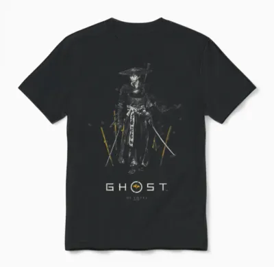 Atsu Collage with Kanji Video Game Unisex T-Shirt - Black