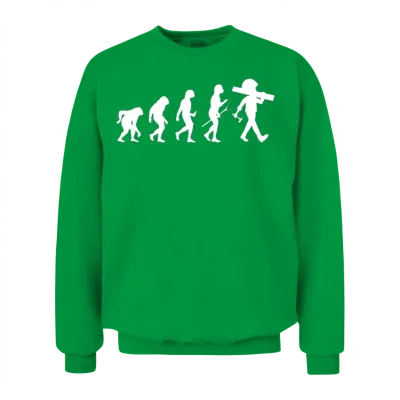 Engineer Evolution of Engineer Funny Engineering Unisex Sweatshirt - Irish Green
