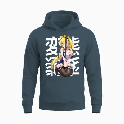Anime Japonais Kawaii Waifu Elf Otaku Manga Cosplay Unisex Hoodie - Dark Heather