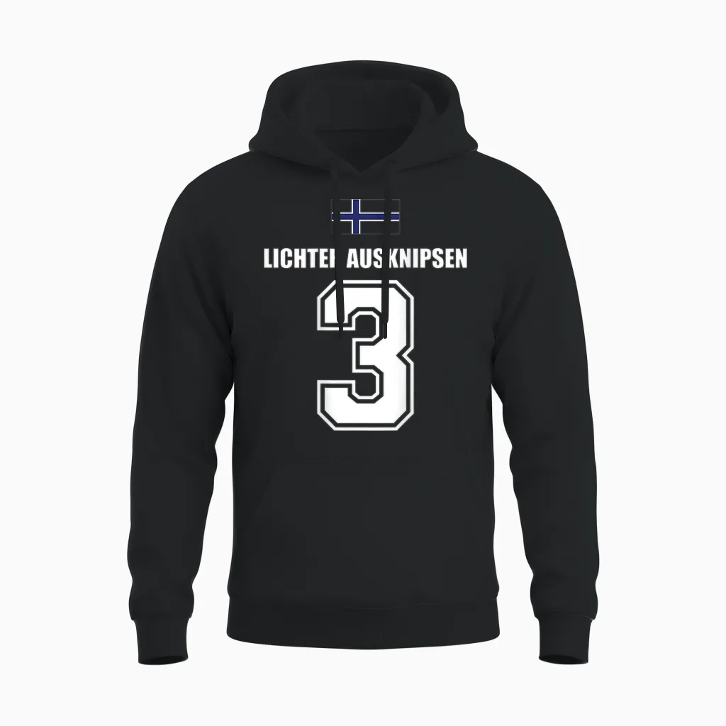 Lustige Namen Norwegen Trikot Für Mallorca Und Die Party Unisex Hoodie in Black