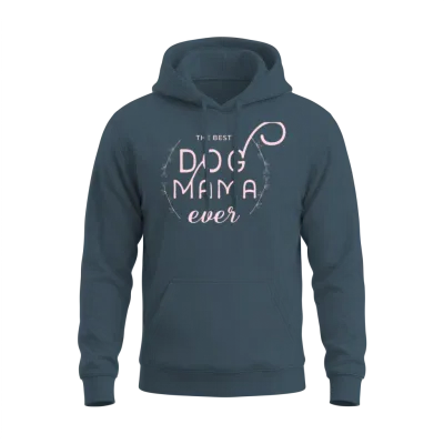 Dog Mom Shirt Dog Mama Gift Dog Lover Unisex Hoodie - Dark Heather