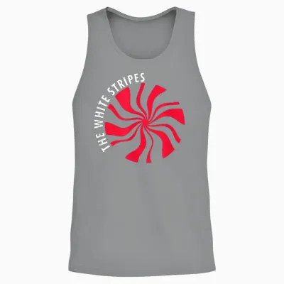The White Stripes Unisex Tank Top - Sport Grey