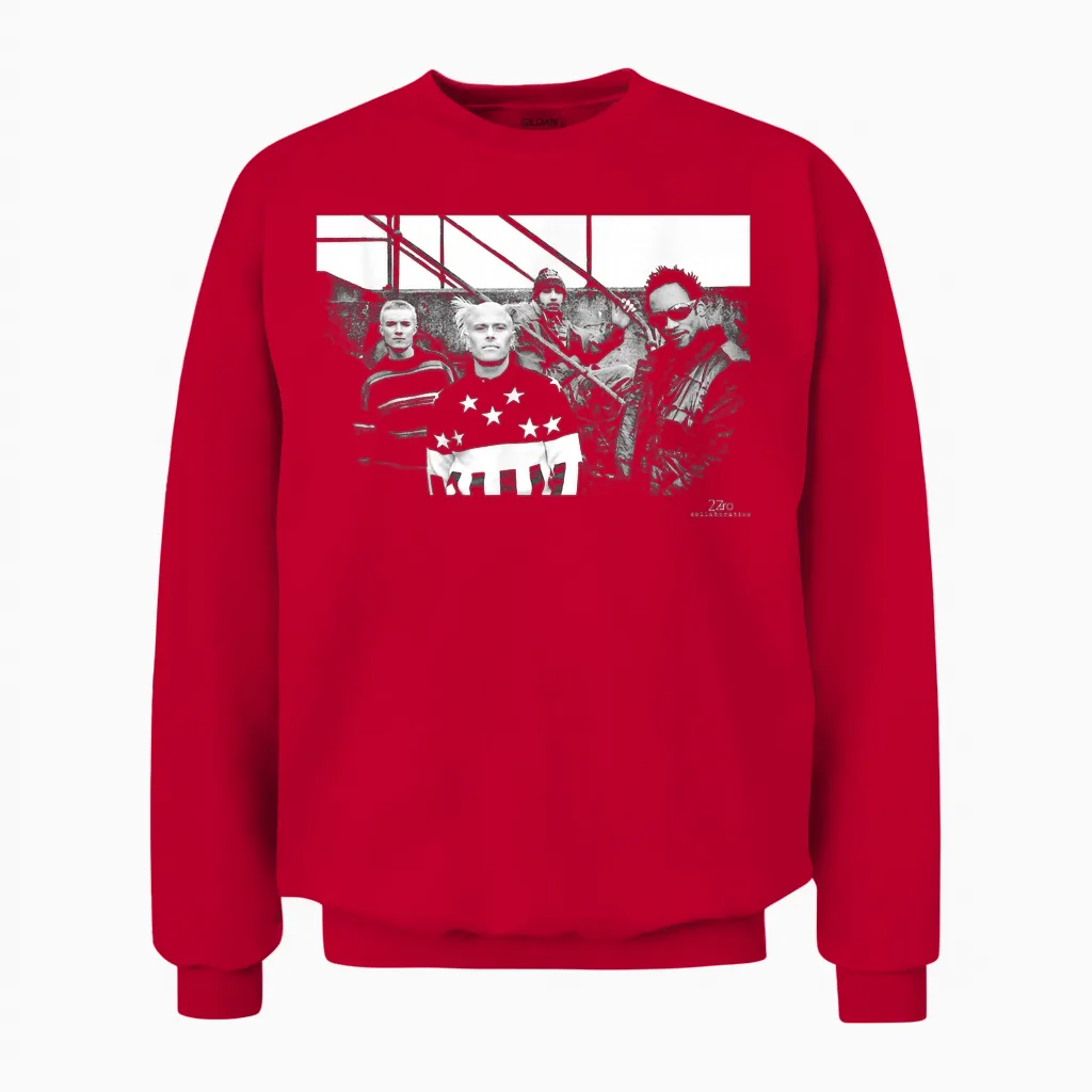 Photo the Prodigy Firestarter by Phil Nicholls Unisex Sweatshirt in Red