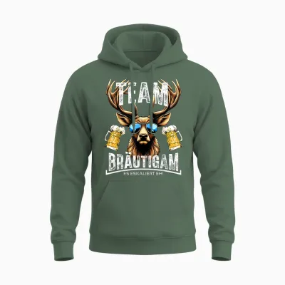 Bachelor Party Men's T-Shirt Poltern Jga Men's T-Shirt, Black, S Unisex Hoodie - Military Green