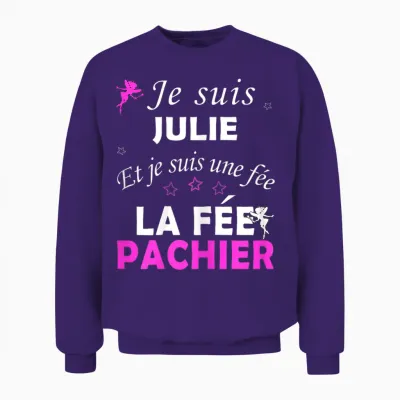Julie Unisex Sweatshirt - Purple