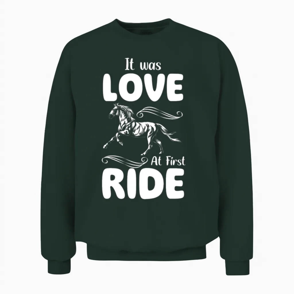 Horse Hobby - Lovers Unisex Sweatshirt in Forest