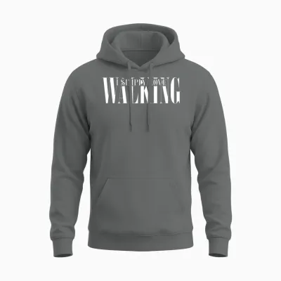Hiking Hike Outdoor Walk Walking Unisex Hoodie - Graphite Heather