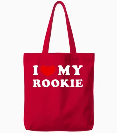 I Love My Rookie, Ich Liebe Meinen Rookie Tote Bags - Red