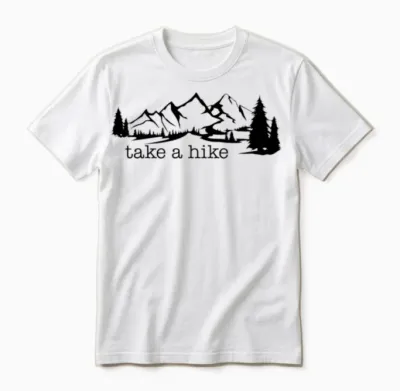 Take a Hike Unisex T-Shirt - White