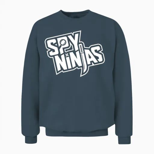 Spy Gaming Ninjas - Game Wild with Clay Style Unisex Sweatshirt in Dark Heather