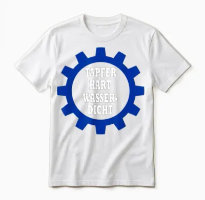 Tapfer Hart Wasserdicht - Thw Unisex T-Shirt - White