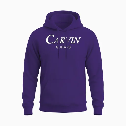 Carvin Guitars Guitar Unisex Hoodie in Purple