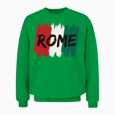 Rome Italy Unisex Sweatshirt - Irish Green