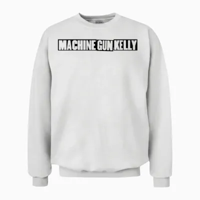 Machine Gun Kelly Official T-Shirt Pink Sleeveless Classic Unisex Adults and Children Small Unisex Sweatshirt - White