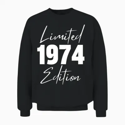 1974 Limited Edition Unisex Sweatshirt - Black
