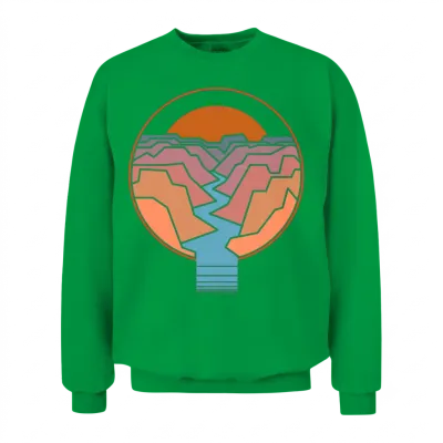Travel Hiking Adventure Camping Gift Unisex Sweatshirt - Irish Green