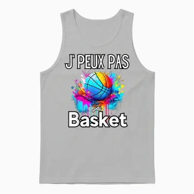 J'peux Pas Jai Basketball Basketball for Children Women Teenagers Men Unisex Tank Top - Ash