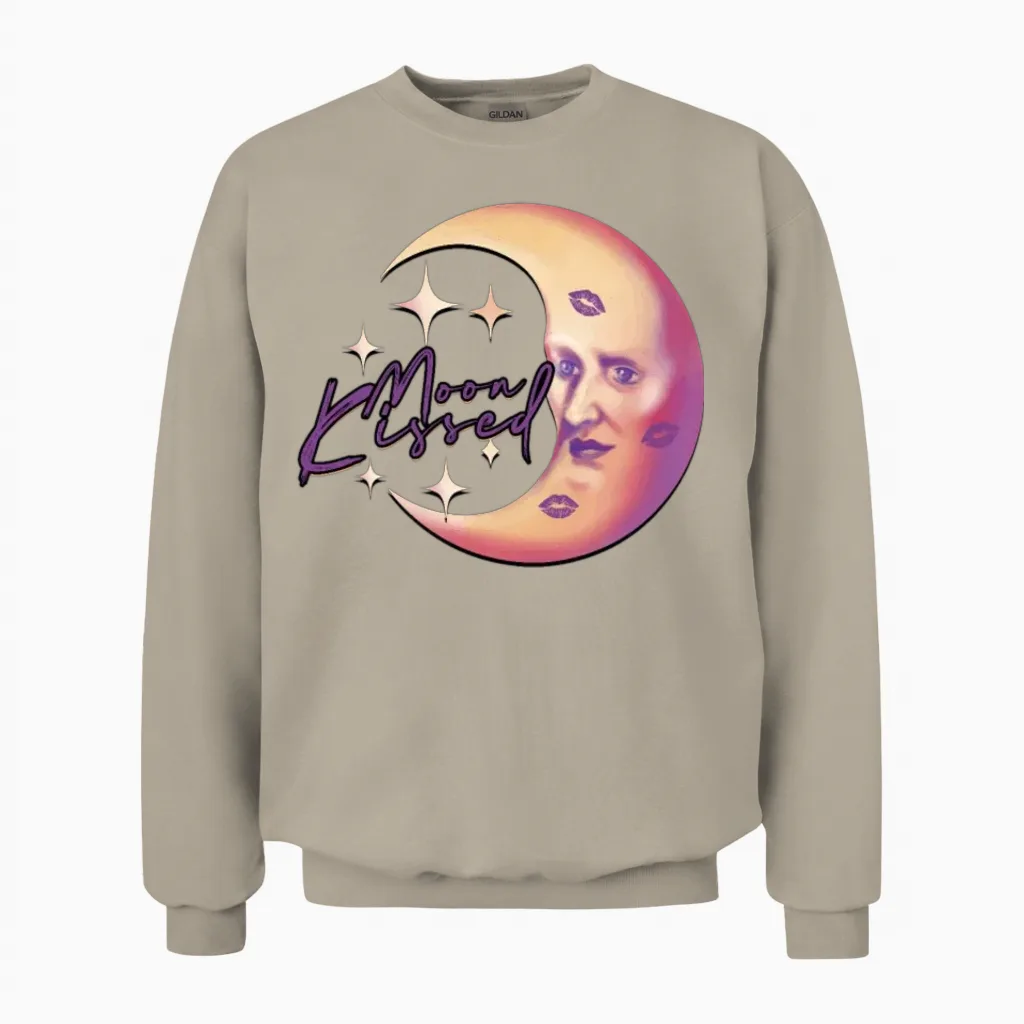Moon Kissed - Eclipse Unisex Sweatshirt in Sand