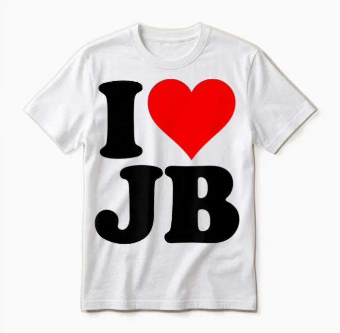 Ich Liebe Herz Jb J B J.b. Unisex T-Shirt in White