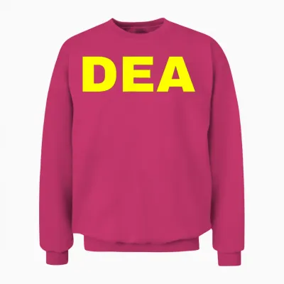 Dea Agent Drug Enforcement Administration Vorderdruck Gelb Unisex Sweatshirt - Heliconia