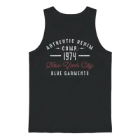 New York City Born in 1974 Vintage Birthday Unisex Tank Top - Black – 1
