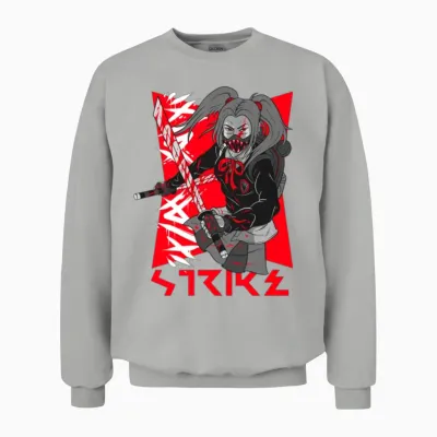 Crimson Masked Duelist Unisex Sweatshirt - Ash