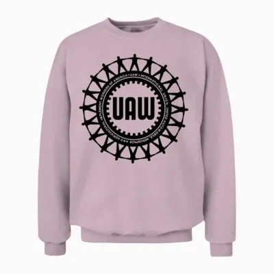 Uaw Unisex Sweatshirt - Light Pink