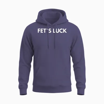 Fet S Luck Unisex Hoodie - Heather Sport Dark Navy