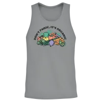 Don't Panic, It's Organic Unisex Tank Top - Sport Grey – 2